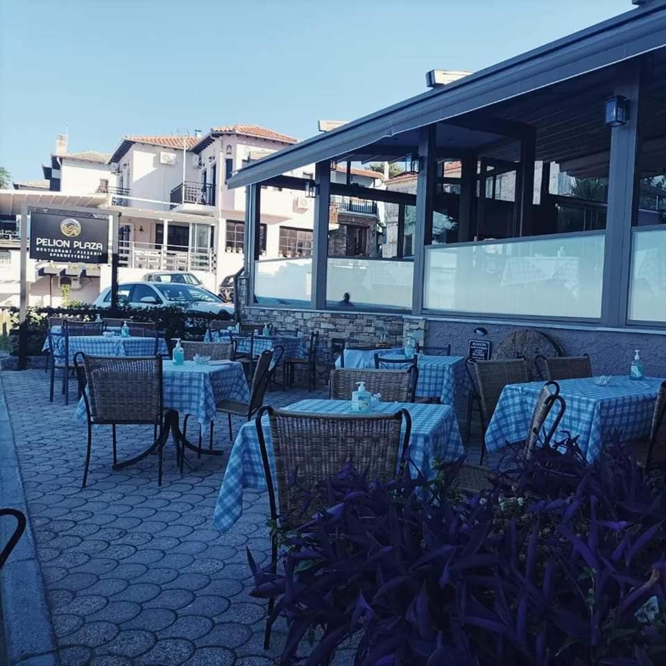Ενοικιαζόμενα Δωμάτια "Pelion Plaza" Agios Ioannis  Bagian luar foto